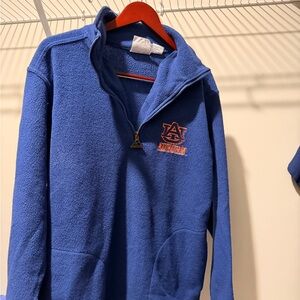 Auburn university Blue Half-Zip Sweater